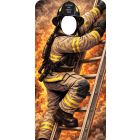 Lineman Firefighter with Ladder Photo Prop