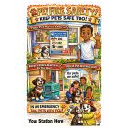 Fire Safety Poster "Pet Fire Safety!"