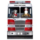 Fire Engine w/ Dalmatian Photo Prop