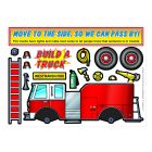 Fire Truck Peel-N-Place