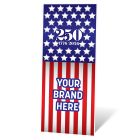 6-1/2' h x 3-1/2' w 250th Birthday Cardboard Standee