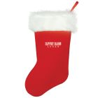 15" Plush Christmas Stocking - Direct Imprint