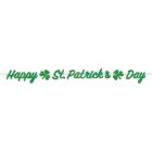 Foil Happy St Patrick's Day Streamer