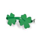 Shamrock Glasses with a custom 1-color pad print on both stems