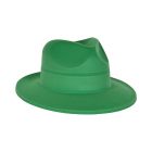 Green Velour Fedora
