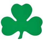 Printed Shamrock Cutout