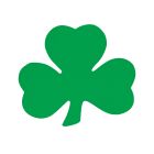 Printed Shamrock Cutout