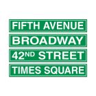 New York City Street Sign Cutouts