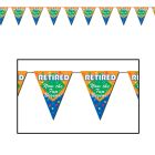 Retired The Fun Begins! Pennant Banner
