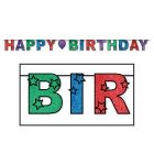 Glittered Happy Birthday Streamer