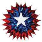 Patriotic Fan-Burst