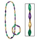 Satin Swirl Beads/Bracelet Set