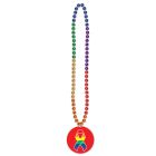 Rainbow Beads with a 4-Color Decal