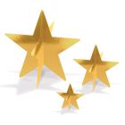 3-D Foil Star Centerpieces