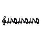 Foil Musical Notes Streamer