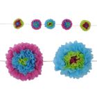 Tissue Flower Garland
