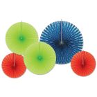 Assorted Paper & Foil Decorative Fans