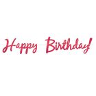 Foil Happy Birthday! Streamer