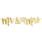 Foil Mr & Mrs Streamer