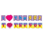 I Love The 90's Streamer Set