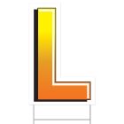Plastic "L" Yard Sign