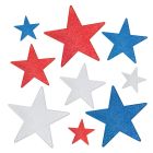 Glittered Foil Star Cutouts