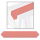 Printed Gingham Table Runner