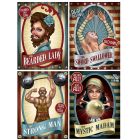 Vintage Circus Poster Cutouts