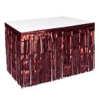 Pkgd 1-Ply Metallic Table Skirting