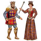 Jointed Royal King & Queen