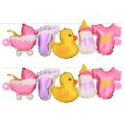 Baby Girl Balloon Streamers