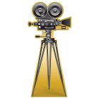 Red Carpet Movie Camera Stand-Up