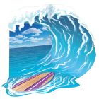 Luau Surfing Photo Prop Stand-Up