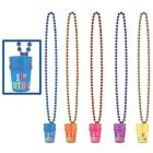 Beads w/"18th" Birthday Glass