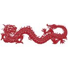 Felt Dragon Table Runner