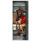 Pirate Captain Restroom Door Cover