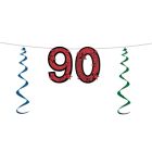 90 Glittered Streamer
