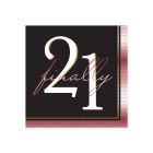 Finally 21 Beverage Napkins