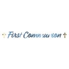 Foil First Communion Streamer