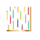 Birthday Candles Beverage Napkins