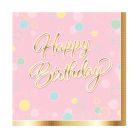 Happy Dots Birthday Luncheon Napkins