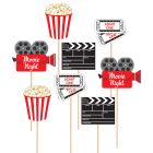 Movie Night Centerpiece Sticks