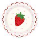 Strawberry Dessert Plates