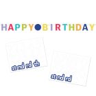 C & C Happy Birthday Add-An-Age Streamer