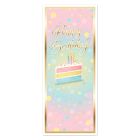 Happy Slice & Dots Door Cover