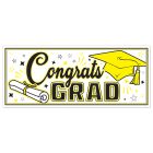 Congrats Grad Oversized Sign Banner