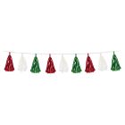 Metallic & Tissue Tassel Garland