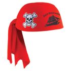 Red Pirate Scarf Hat - Direct Imprint