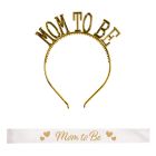 Mom To Be Headband & Sash Set