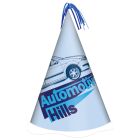 Paper Cone Hat w/ Foil Tassel